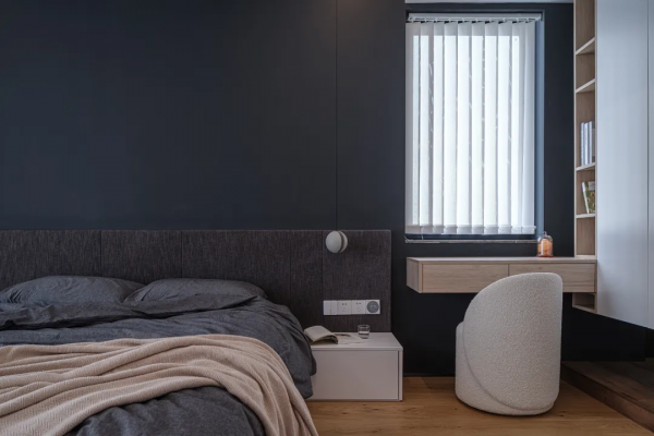 140㎡現代簡約風格新房裝修，臥室衣帽間愛了