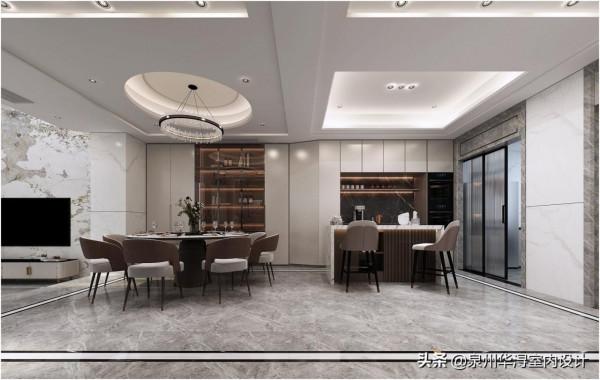 陽光城翡麗灣580m²現代輕奢風別墅，演繹簡潔低調美宅