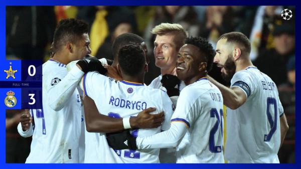 歐冠-阿拉巴破僵 克羅斯本澤馬建功 皇馬3-0復仇謝里夫 攜手國米出線