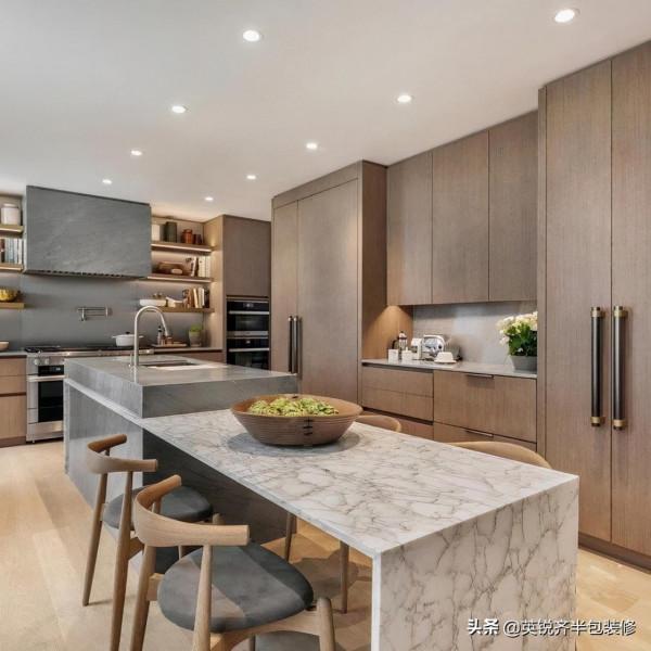 假如你家餐廚能做島臺，這樣的開放式廚房才最完美