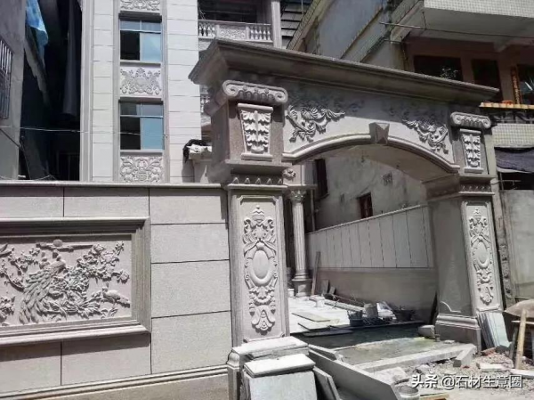 50款別墅石材圍牆大門,奢華大氣 50款別墅石材圍牆大門,奢華大氣