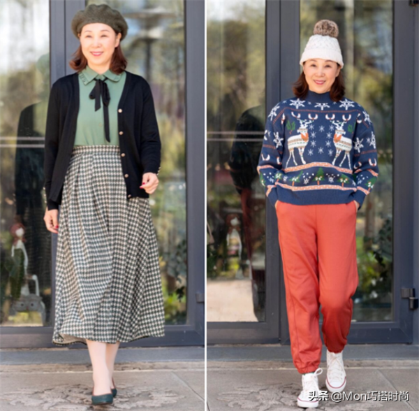 會穿才不顯老！65歲奶奶不靠顏值、也不靠身材，憑穿搭超越同齡人