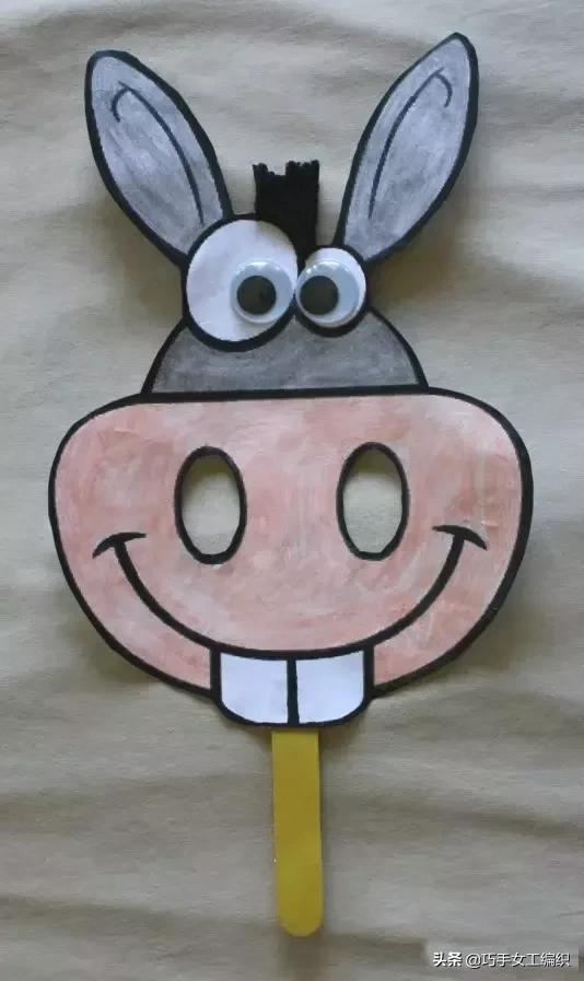 幾張彩紙就搞定了孩子想要的面具，還要花錢去買嗎？（附教程）