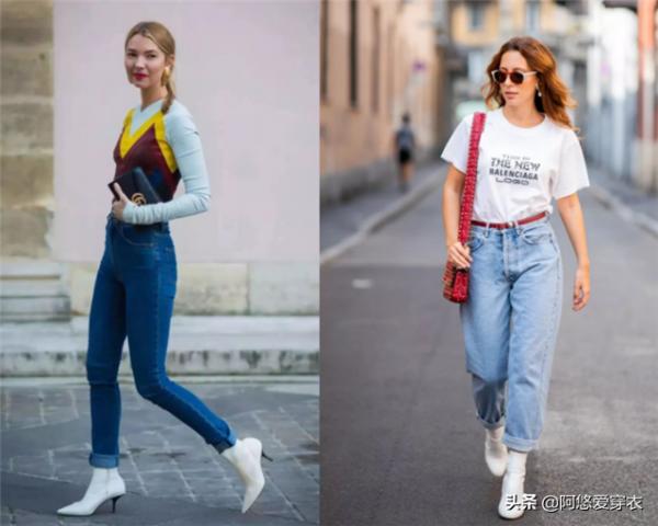 別再露腳踝了，今秋流行“九分褲+短靴”，洋氣又顯高，特時髦