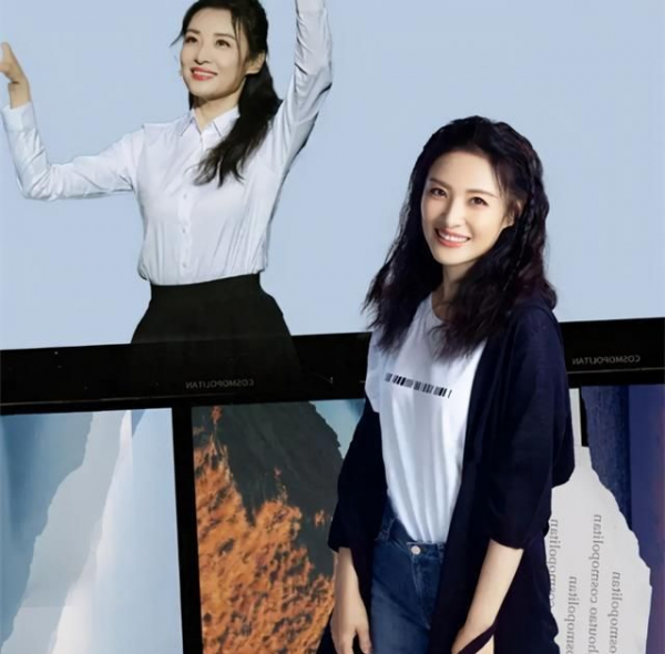 周濤越老越美，根本不像52歲