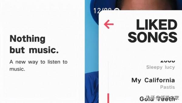 色彩鮮明風格極簡 Ocean music介面曝光