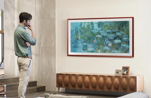 三星展示 2022 款 The Frame 畫壁電視：採用抗反射螢幕