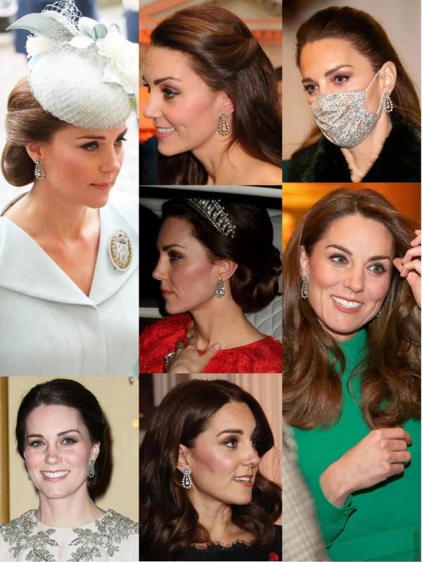 凱特發照慶40歲生日，女王戴妃珠寶雙加持，麥昆禮服配捲髮驚豔我