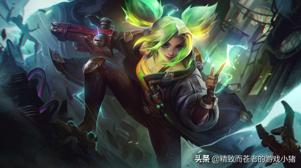 《英雄聯盟》新英雄「婕莉」意外曝光,是位使用電能槍的少女 《英雄聯盟》新英雄「婕莉」意外曝光,是位使用電能槍的少女