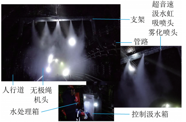 張天：超音速汲水虹吸氣動霧化降塵技術