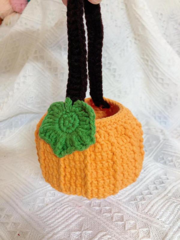 南瓜手提收納包［附教程］
