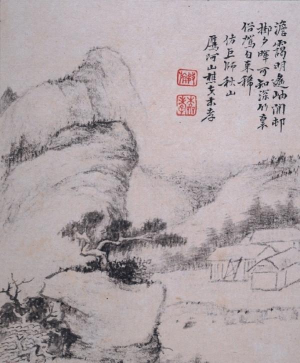 戴本孝國畫欣賞：奇怪的幹筆繪畫第一人，墨色蒼渾又淡雅