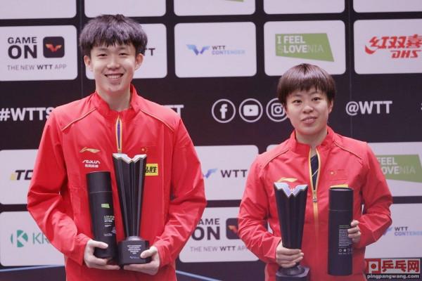 看國乒的獎品，養生的概念中外相通，寓意美好，預祝延續到休斯頓