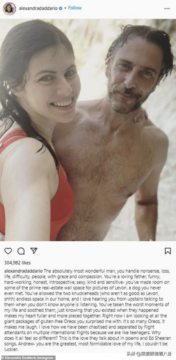 35歲達達里奧訂婚,髮長文表白52歲未婚夫,男方為離異製片人 35歲達達里奧訂婚,髮長文表白52歲未婚夫,男方為離異製片人