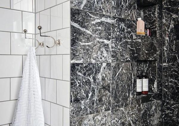 華麗的灰泥造型與時尚裝飾的瑞典公寓(112 平方米) 華麗的灰泥造型與時尚裝飾的瑞典公寓(112 平方米)