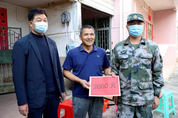 冬日暖心，駐惠第74集團軍某旅慰問退役老兵