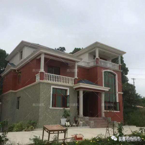 28萬建廣西複式三層別墅，佔地125㎡，7室4廳+車庫，圖紙好評如潮