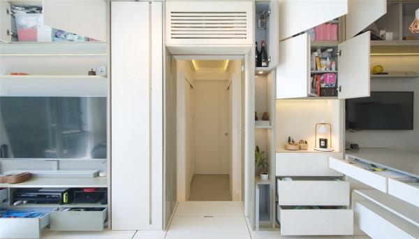 香港80後夫妻買下45㎡小家，搭起地臺將兩室變三室，網友：真的服