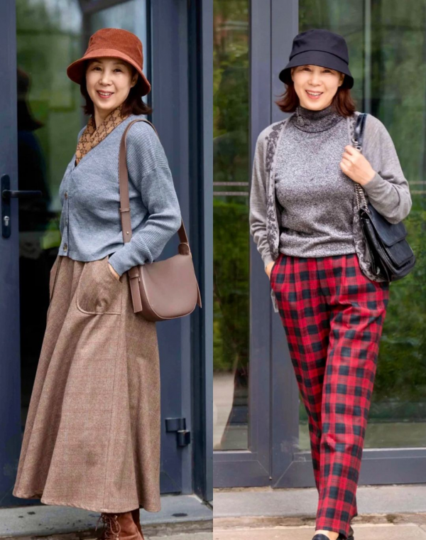 女人六十而不老，這位阿姨優雅的穿搭，真實自然接地氣，非常減齡