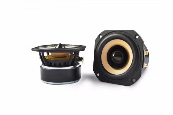 高音和低音集於一身的高階歌唱家，3英寸全頻喇叭