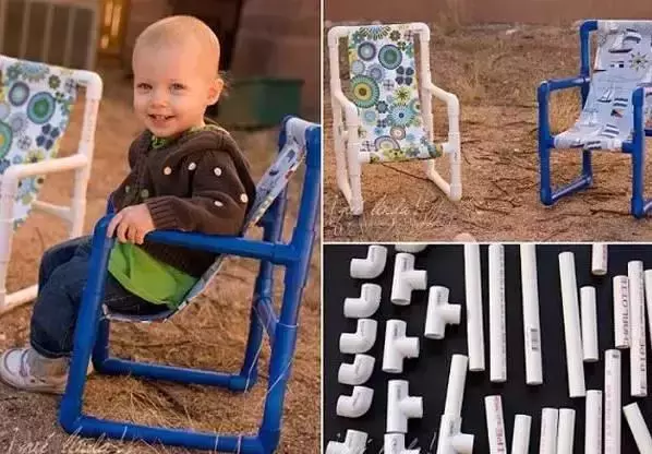 老爸在工地撿回PVC管，做出12種創意傢俱，不花一分錢