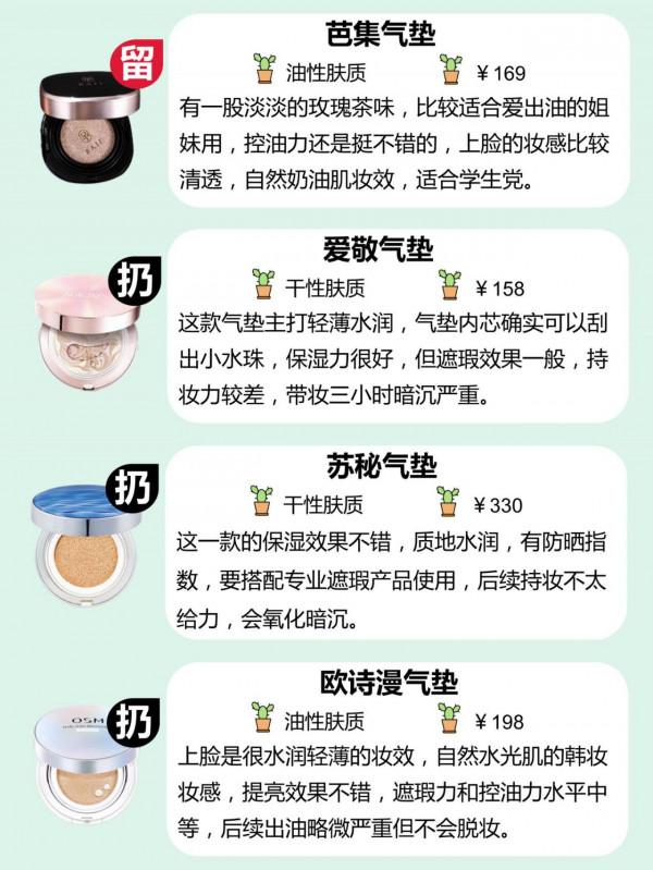 你的氣墊上榜了嗎? 你的氣墊上榜了嗎?