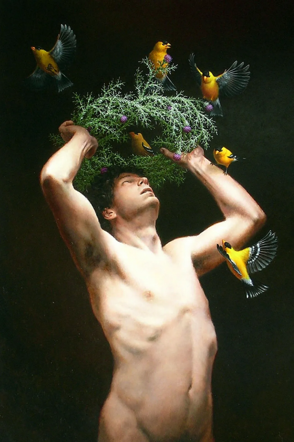 史蒂文-肯尼，大自然的美麗和神秘，在超現實畫作創意中表現