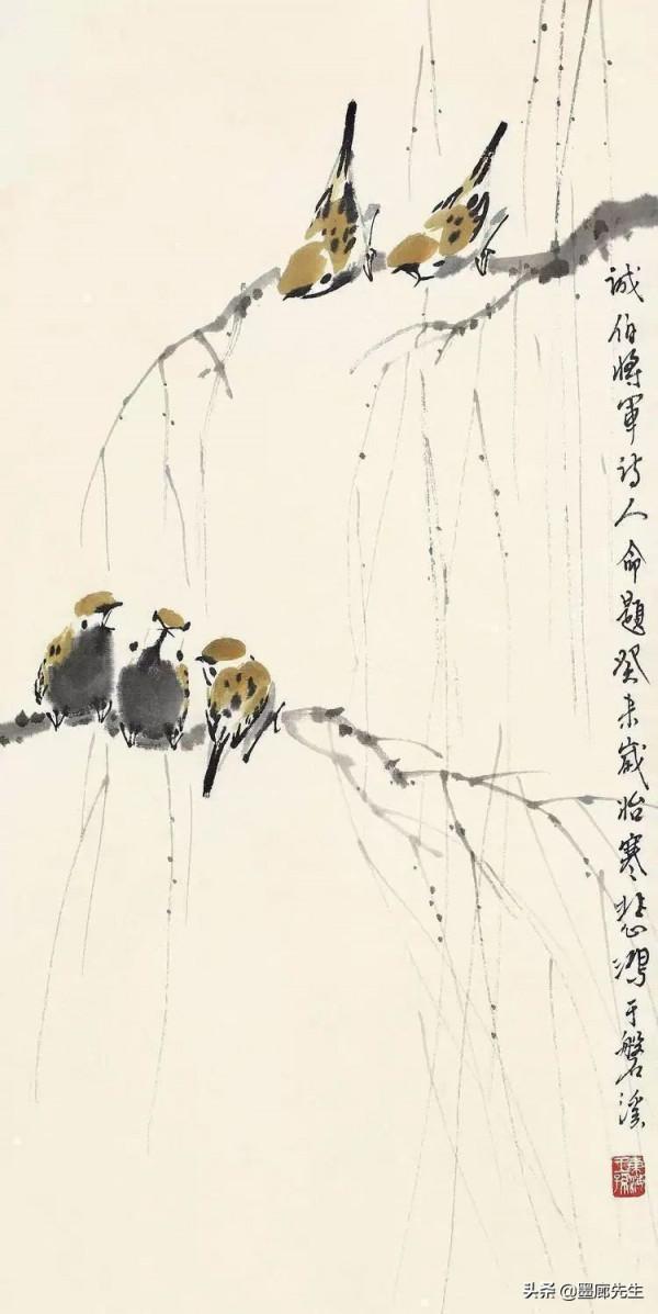 齊白石、徐悲鴻、黃胄三位大師畫麻雀各有品味 齊白石、徐悲鴻、黃胄三位大師畫麻雀各有品味