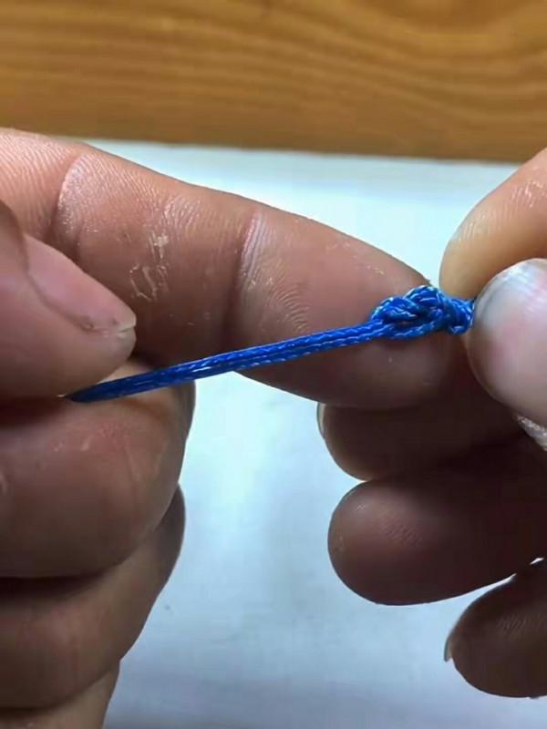 大物線組製作之竿稍結加固方法 大物線組製作之竿稍結加固方法