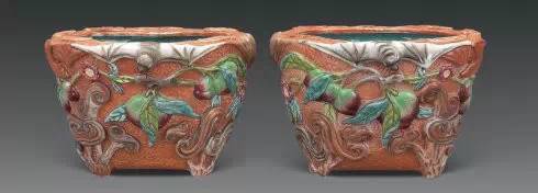 花與器的相輔相成---清代花盆欣賞 花與器的相輔相成---清代花盆欣賞