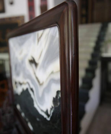 紅木與雲石,明清傢俱的絕搭 紅木與雲石,明清傢俱的絕搭