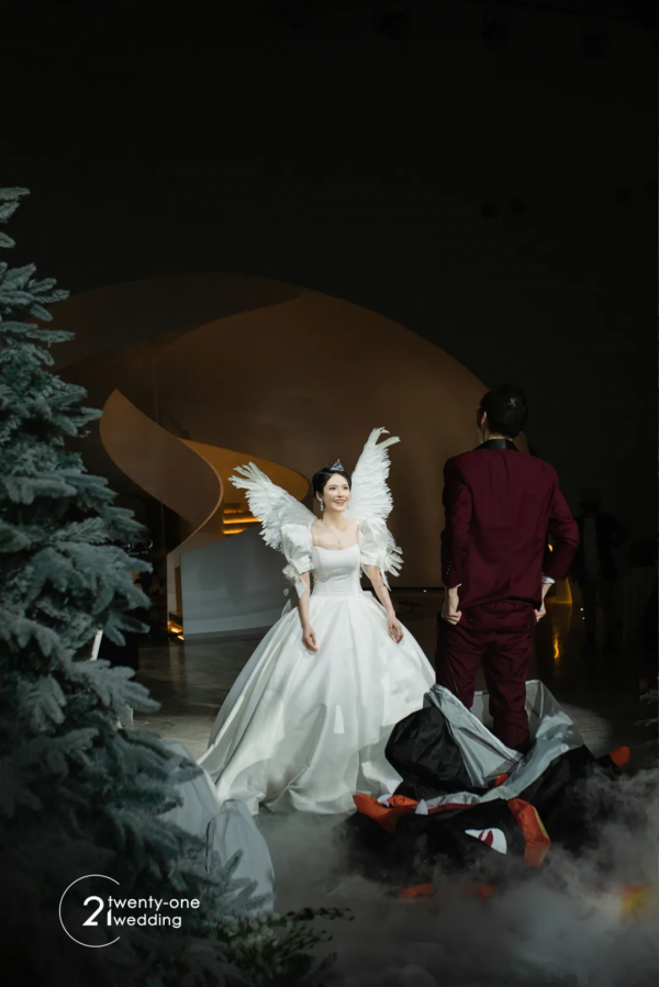 與冬奧會100%浪漫契合的冰雪主題婚禮