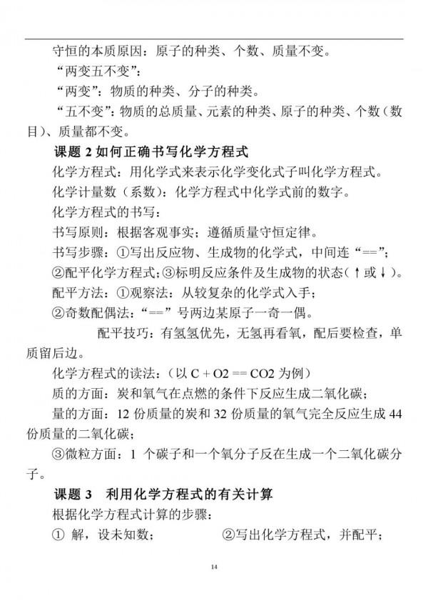初中化學：上冊重要“知識點”大全，新學期打好基礎