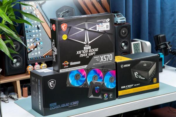 微星X570S主機板領銜，三套件助力打造開放式桌面主機