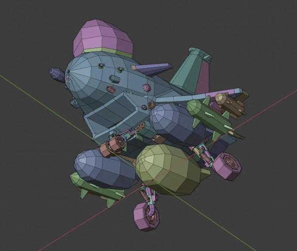 q版殲10戰鬥機粗模已完結