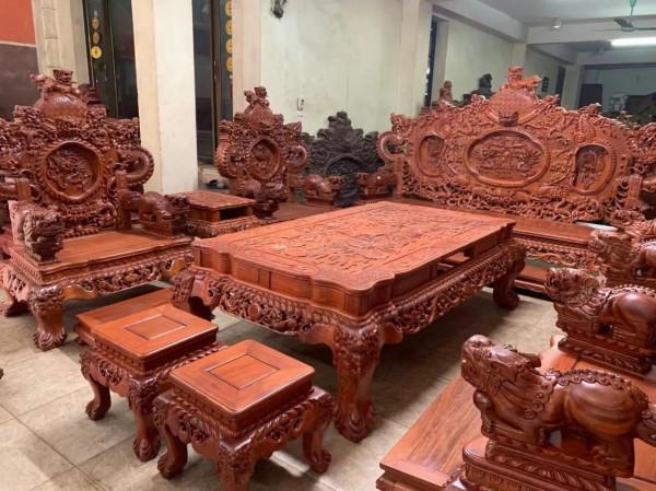 九龍八馬寶鼎沙發、緬花毛胚、佳品