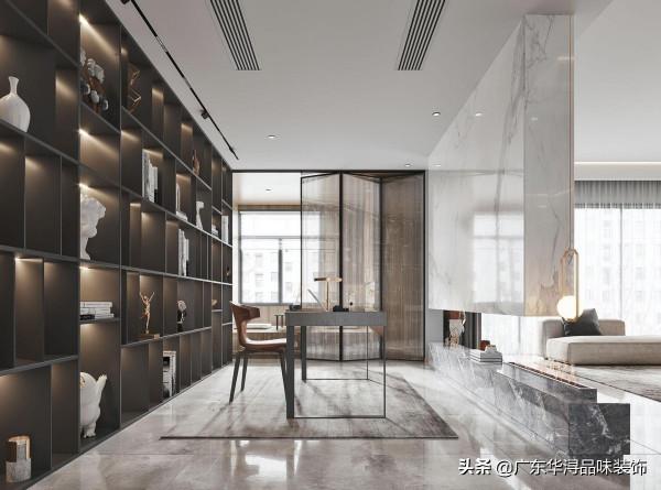 145平現代風格藝術空間,開放式書房效果真的好棒 145平現代風格藝術空間,開放式書房效果真的好棒