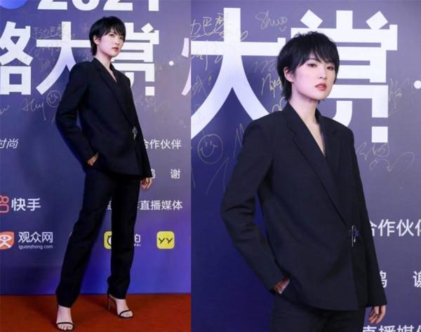 紅毯造型，姚安娜瘦一圈專注中性風，蔣勤勤西裝利落撞臉陳建斌