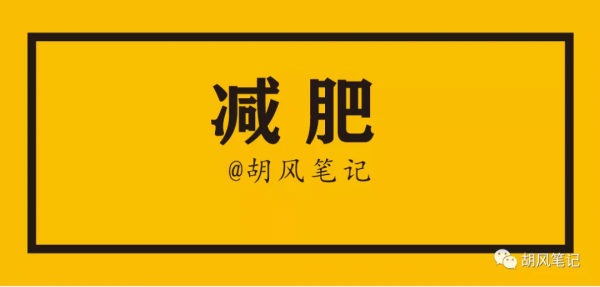 胡風：8個月減肥40斤的感悟