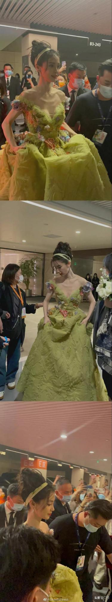 Angelababy芭莎慈善夜造型路透 永遠可以期待禮服鼻鼻 ​​​