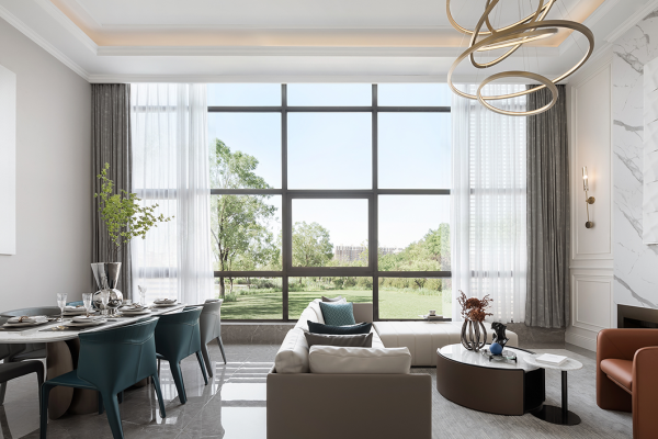 大戶型的優雅白，時尚又高階，看著就羨慕