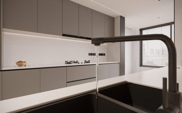 柔和的現代白色內飾,帶有泥土氣息,讓人聯想到溫暖和清新的時刻 柔和的現代白色內飾,帶有泥土氣息,讓人聯想到溫暖和清新的時刻