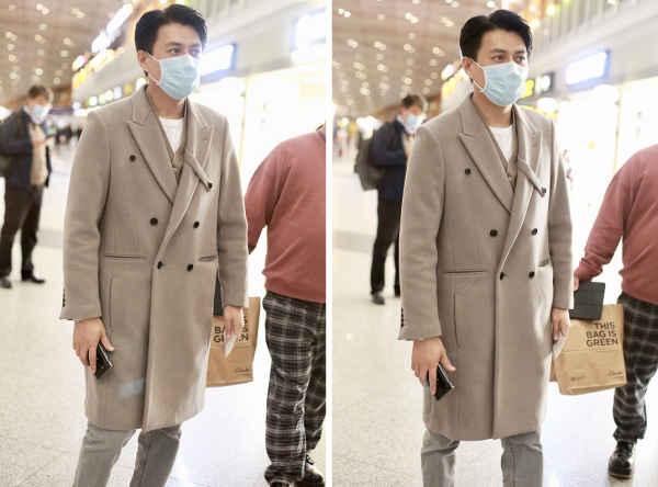 “老幹部”靳東身穿廓形大衣太有範，成熟穩重、乾淨帥氣，超讚