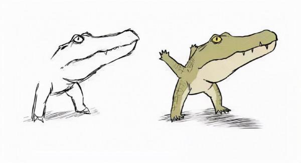 當美術生“畫到一半不想畫”了，接下來的畫風，開始逐漸“敷衍”