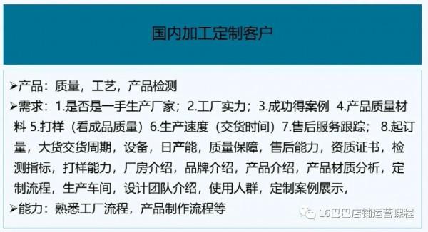 定製商家最關心的點是什麼? 定製商家最關心的點是什麼?