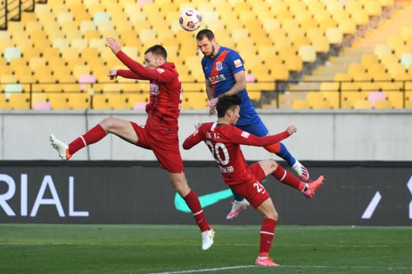 #（體育）足球——中超：河南嵩山龍門勝上海申花