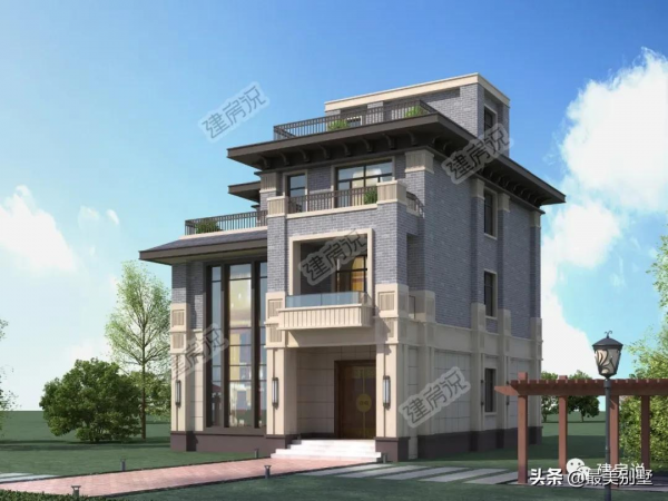 簡直太享受了！這款新中式別墅，能建一棟是真的有本事