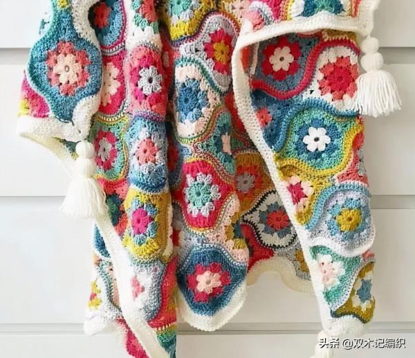 推薦一些彩色手工毯子的作品，希望這些五顏六色給你帶來好心情