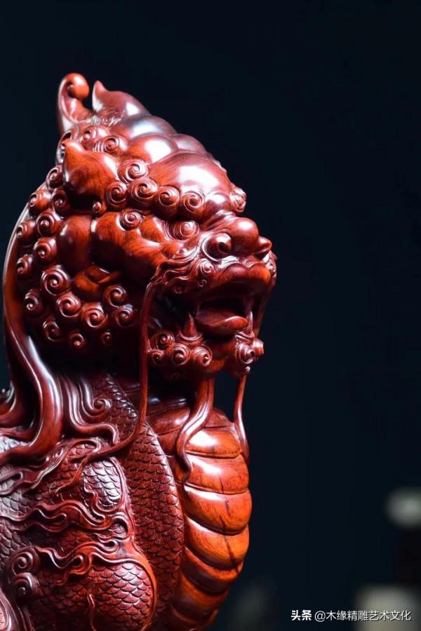 美寓雅器：小葉紫檀｜神獸麒麟