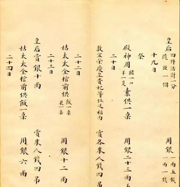 光緒帝妃嬪的字堪比書法家 光緒帝妃嬪的字堪比書法家